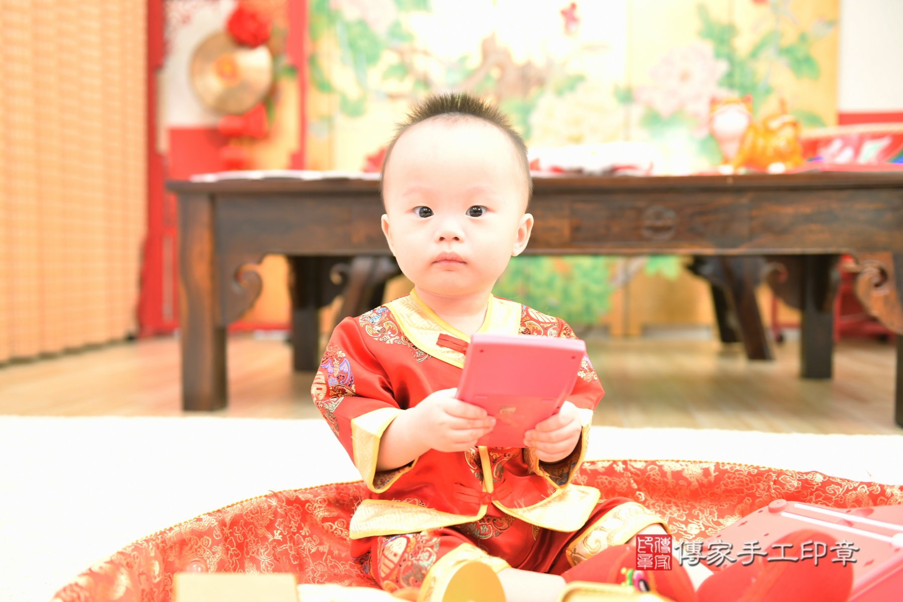 傳家手工印章台北店、剃頭、收涎、抓周
