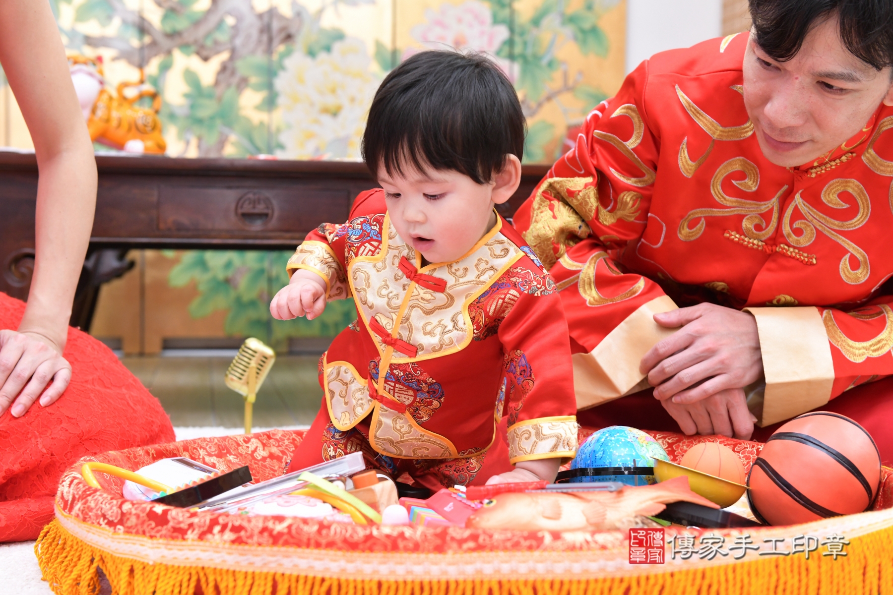 傳家手工印章台北店、剃頭、收涎、抓周