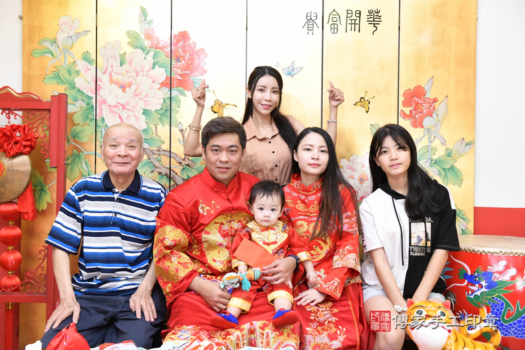 傳家手工印章台北店、剃頭、收涎、抓周