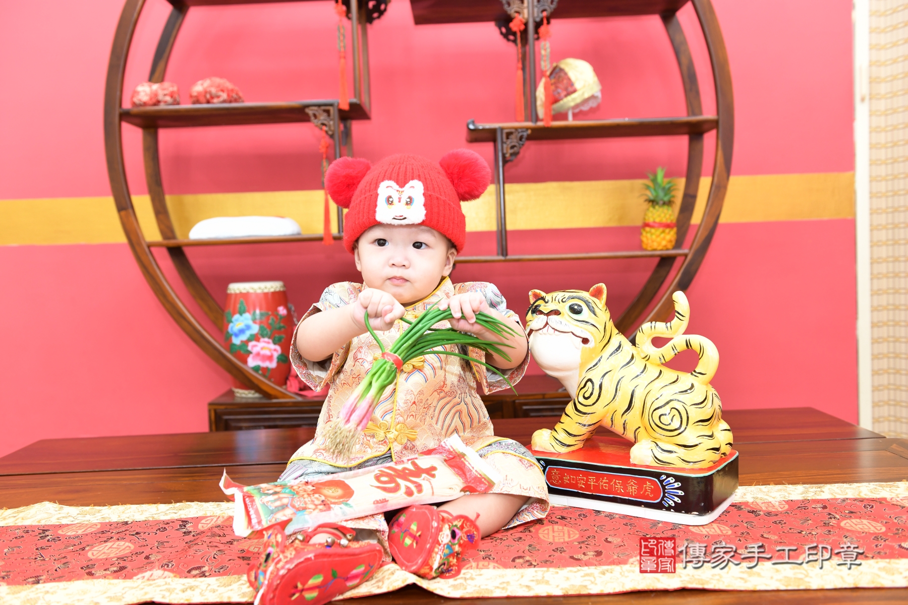 傳家手工印章台北店、剃頭、收涎、抓周