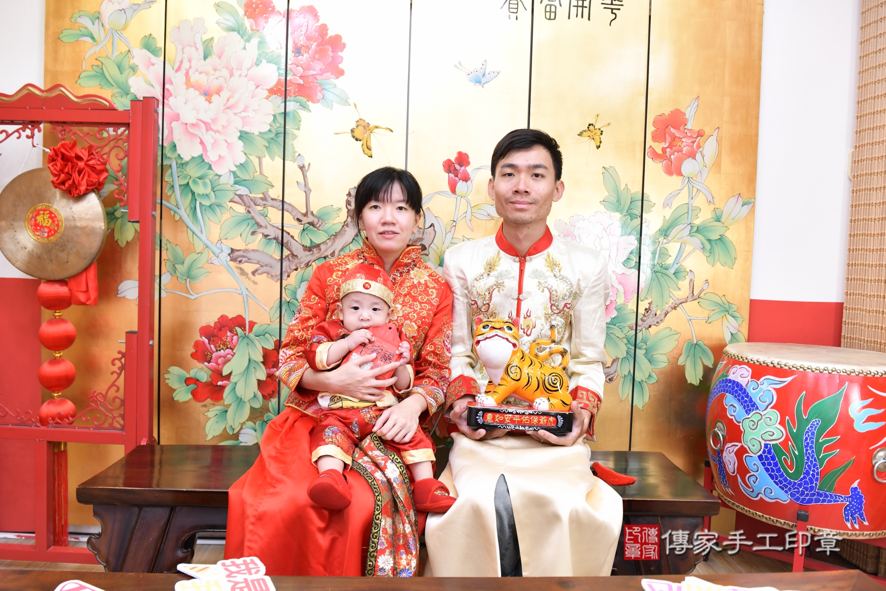 傳家手工印章台北店、剃頭、收涎、抓周