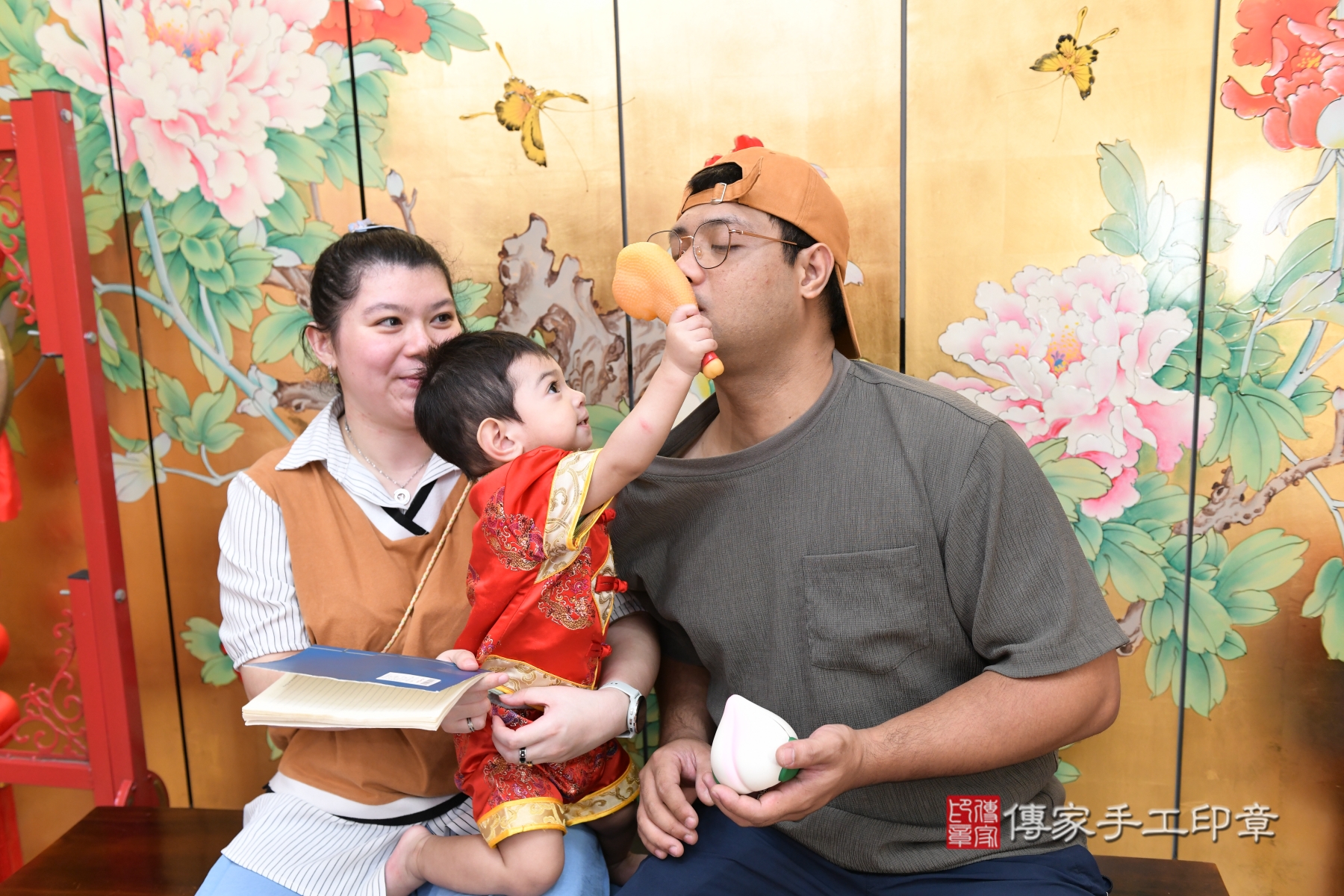 傳家手工印章台北店、剃頭、收涎、抓周