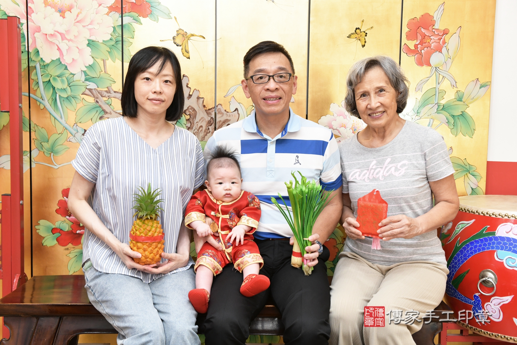傳家手工印章台北店、抓周、收涎、剃頭