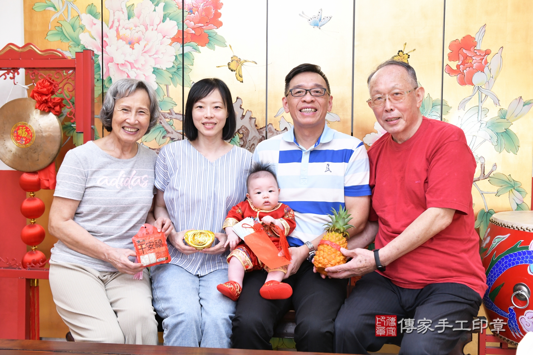 傳家手工印章台北店、抓周、收涎、剃頭