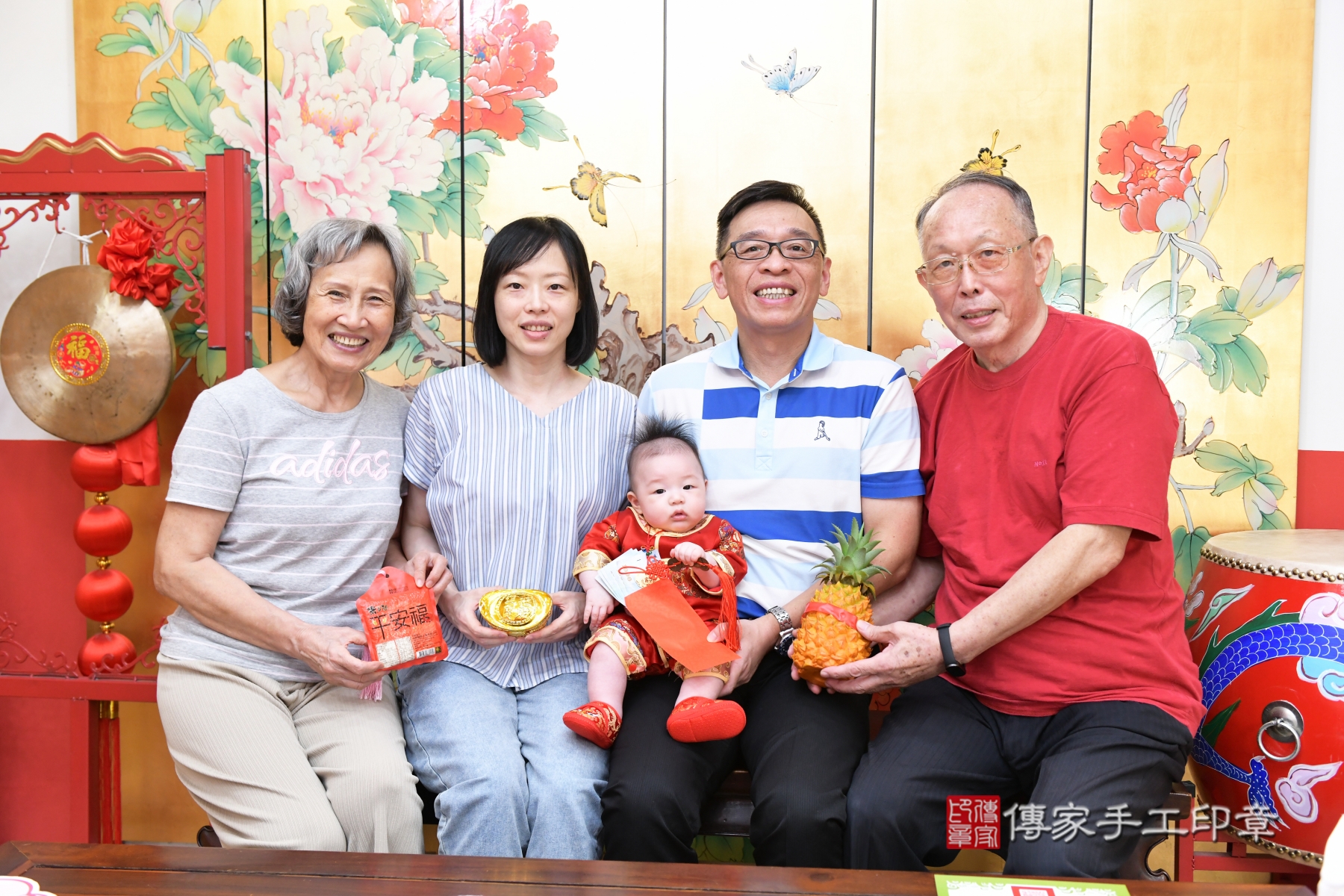 傳家手工印章台北店、抓周、收涎、剃頭