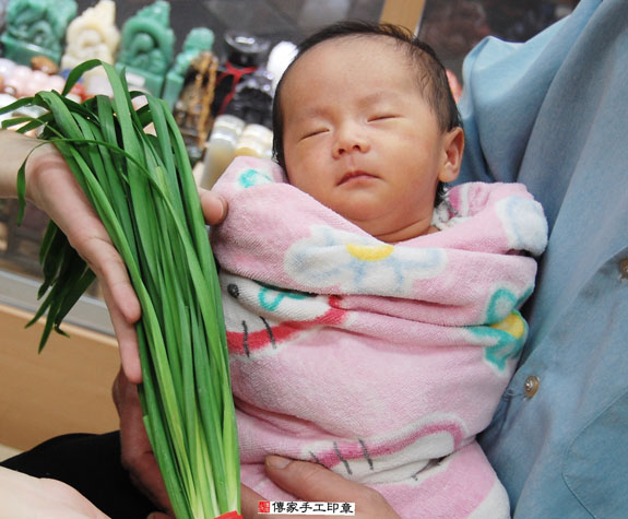 簡寶寶(新北永和區嬰兒寶寶滿月剃頭理髮、免費嬰兒剃胎毛儀式吉祥話)。中國風會場，爸媽寶貝免費穿「日中韓」古裝禮服。專業拍照、DVD光碟、證書。★購買「臍帶章、肚臍章、胎毛筆刷印章」贈送：剃頭、收涎、抓周，三選一。 2015.11.01 照片12