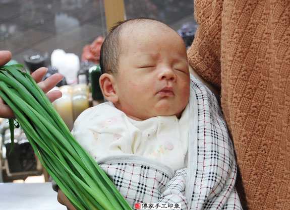 潘寶寶(新北永和區嬰兒寶寶滿月剃頭理髮、免費嬰兒剃胎毛儀式吉祥話)。中國風會場，爸媽寶貝免費穿「日中韓」古裝禮服。專業拍照、DVD光碟、證書。★購買「臍帶章、肚臍章、胎毛筆刷印章」贈送：剃頭、收涎、抓周，三選一。 2015.11.03 照片12