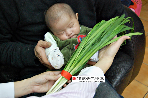 莊寶寶(雙胞胎)(新北市三重區到府嬰兒寶寶滿月剃頭理髮、免費到府嬰兒剃胎毛儀式吉祥話)。到府剃頭剃胎毛主持、專業拍照、DVD光碟、證書。★購買「臍帶章、肚臍章、胎毛筆刷印章」贈送：剃頭、收涎、抓周，三選一。 2014.03.25 照片7