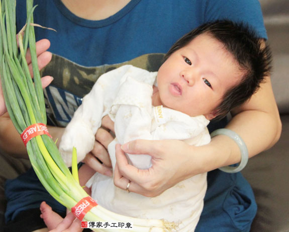 林寶寶(桃園桃園區到府嬰兒寶寶滿月剃頭理髮、免費到府嬰兒剃胎毛儀式吉祥話)。到府剃頭剃胎毛主持、專業拍照、DVD光碟、證書。★購買「臍帶章、肚臍章、胎毛筆刷印章」贈送：剃頭、收涎、抓周，三選一。2015.08.07 照片11