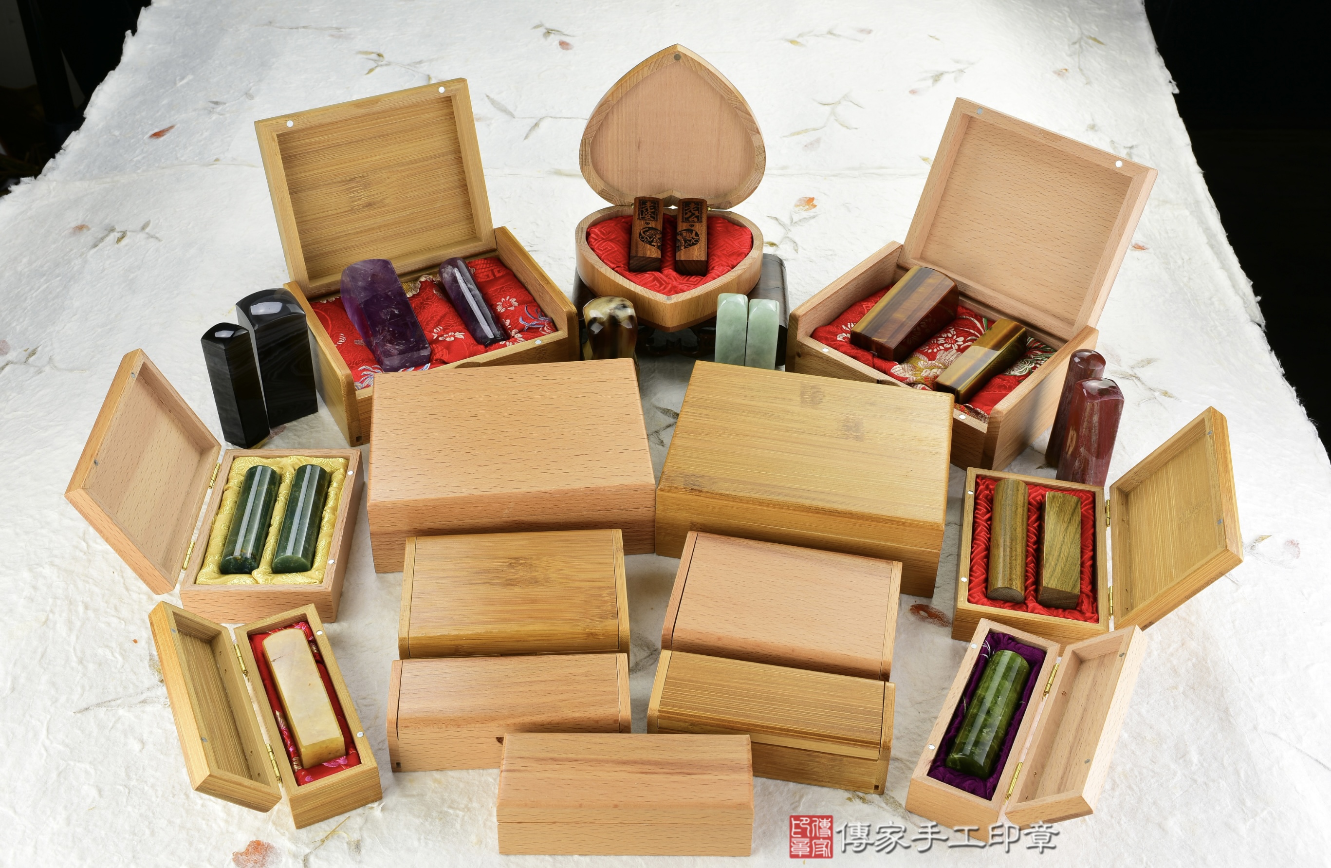 竹盒、櫸木木盒